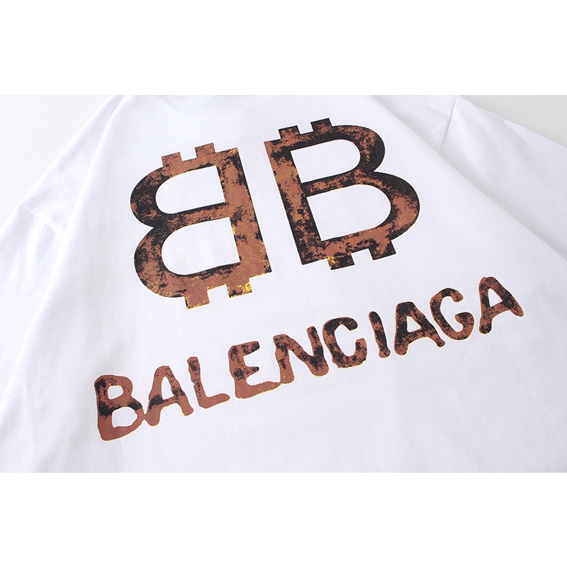 Ba-new Áo Thun Tay Ngắn Hai B Họa Tiết Graffiti Cũ