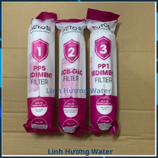 Bộ lõi lọc nước 123 MUTOSI đúc liền dùng cho máy lọc nước Mutosi MP-370U