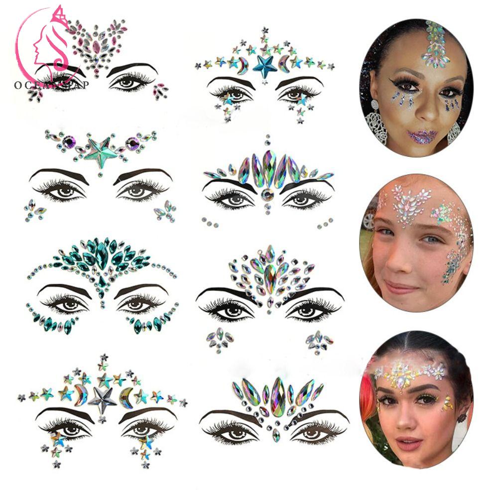 OCEANMAP Kim Cương Acrylic Dán Mặt Trán Trang Trí Hiện Đại