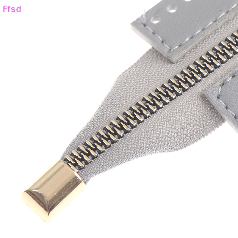 {Ffsd} Túi Xách Da PU Cứng Khóa Kéo Kim Loại Phụ Kiện May Vá Thủ Công