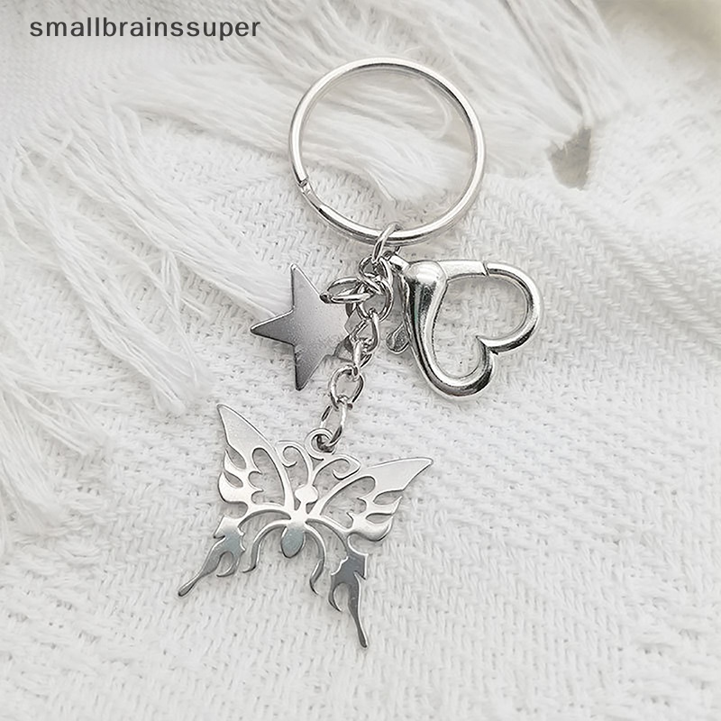 Móc Khóa Điện Thoại Y2K Hình Bướm Rỗng Thời Trang SBS