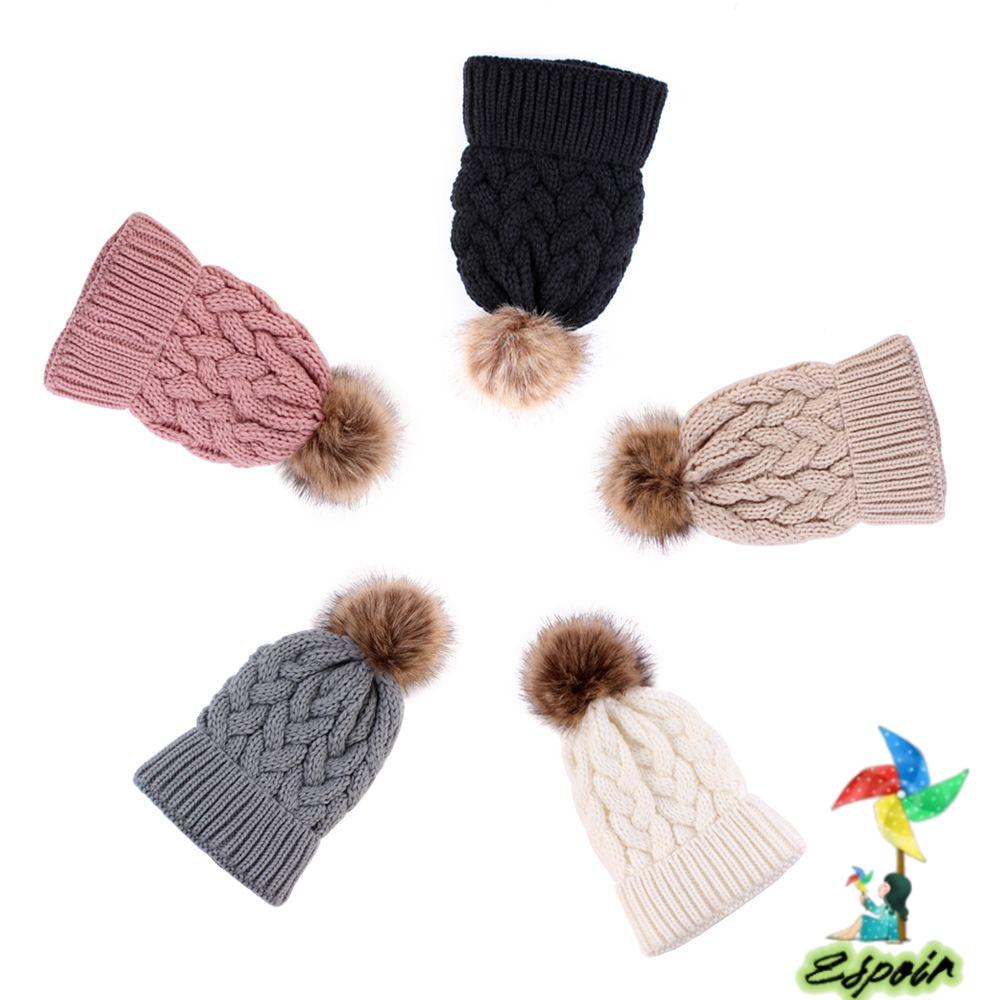 ESPO Mũ Len Trùm Đầu Thời Trang Mùa Đông Cho Nữ