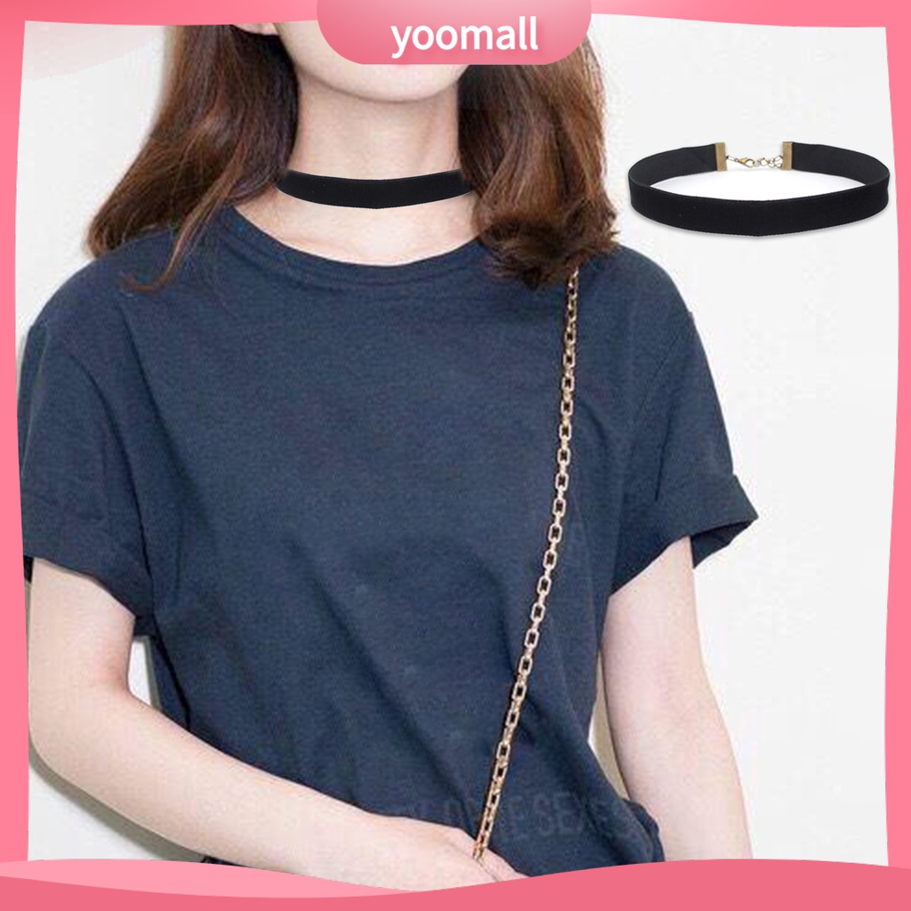Set 5 Vòng Cổ Choker Chất Liệu Nhung Mềm Mại Thời Trang Cho Nữ