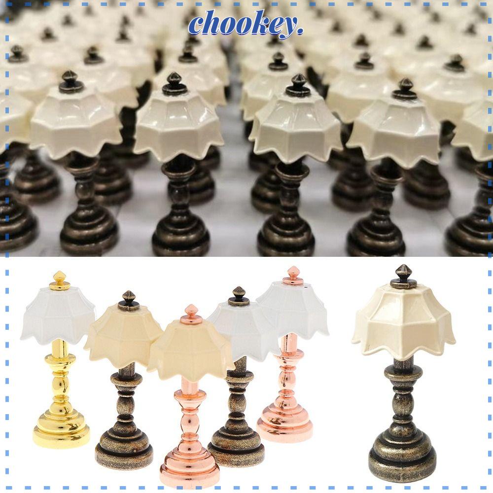 CHOOKEY Mô Hình Đèn Sàn Nhiều Phong Cách Mini Trang Trí Nhà Búp Bê 1: 12