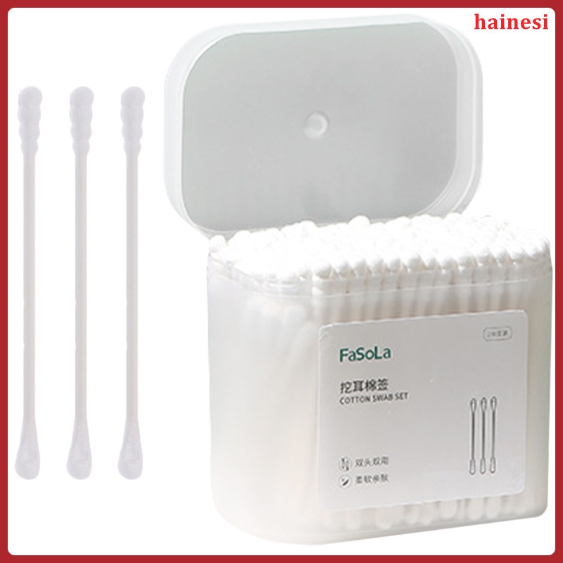 Tăm Bông Cotton Hai Đầu Nhọn Dùng Cho Trẻ Em