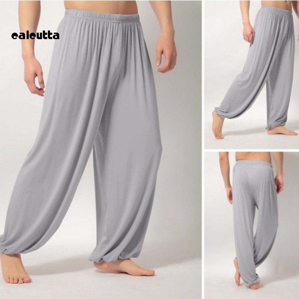 [calcutta] Quần Baggy / Nhảy / Tập Yoga Màu Trơn Đơn Giản Cho Nam