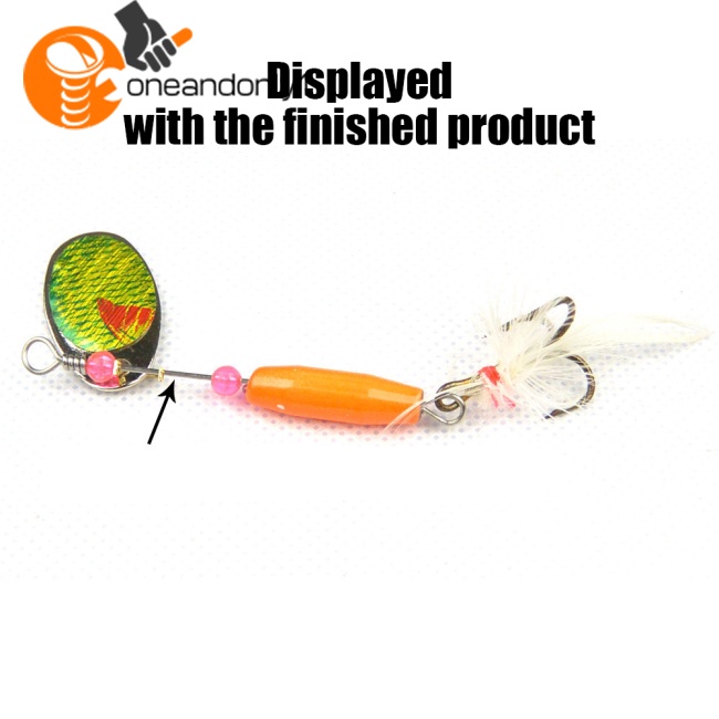 Set 50 Cuộn Dây Thép Xoay Được Làm Mồi Câu Cá DIY