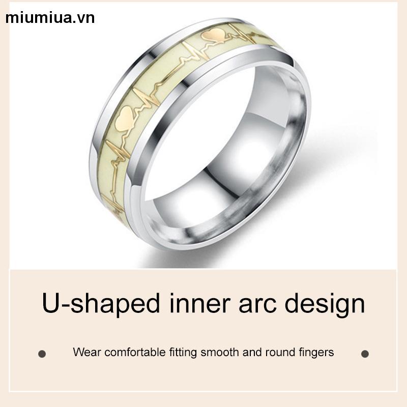 miumiuaNhẫn Nam Dạ Quang Phát Sáng Trong Đêm Cực Đẹp - Bim's House