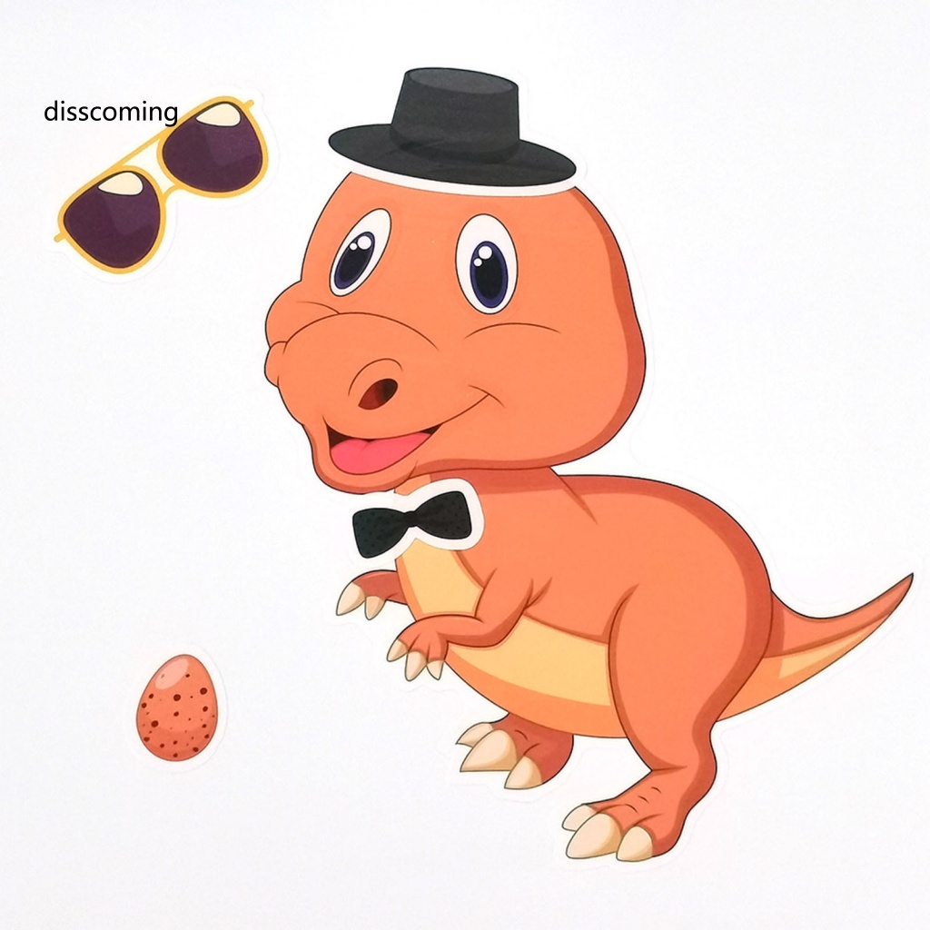 Áo Thun In Hình SL SL SL SL SL SL| Bộ 12 Miếng Dán Hình Khủng Long Diy Trang Trí Tiệc Sinh Nhật Cho Bé