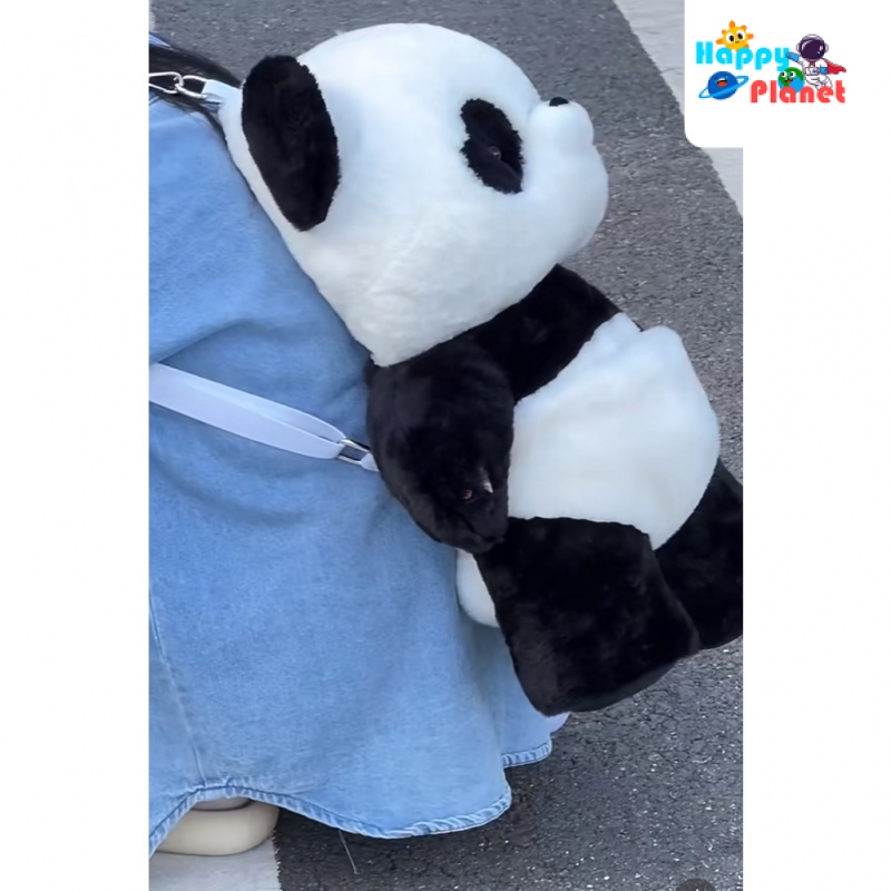 Ba Lô Nhỏ Hình Gấu Trúc Nhồi Bông Dễ Thương Phong Cách Nhật Bản Thích Hợp Làm Quà Tặng Sinh Nhật Cho Bé Gái