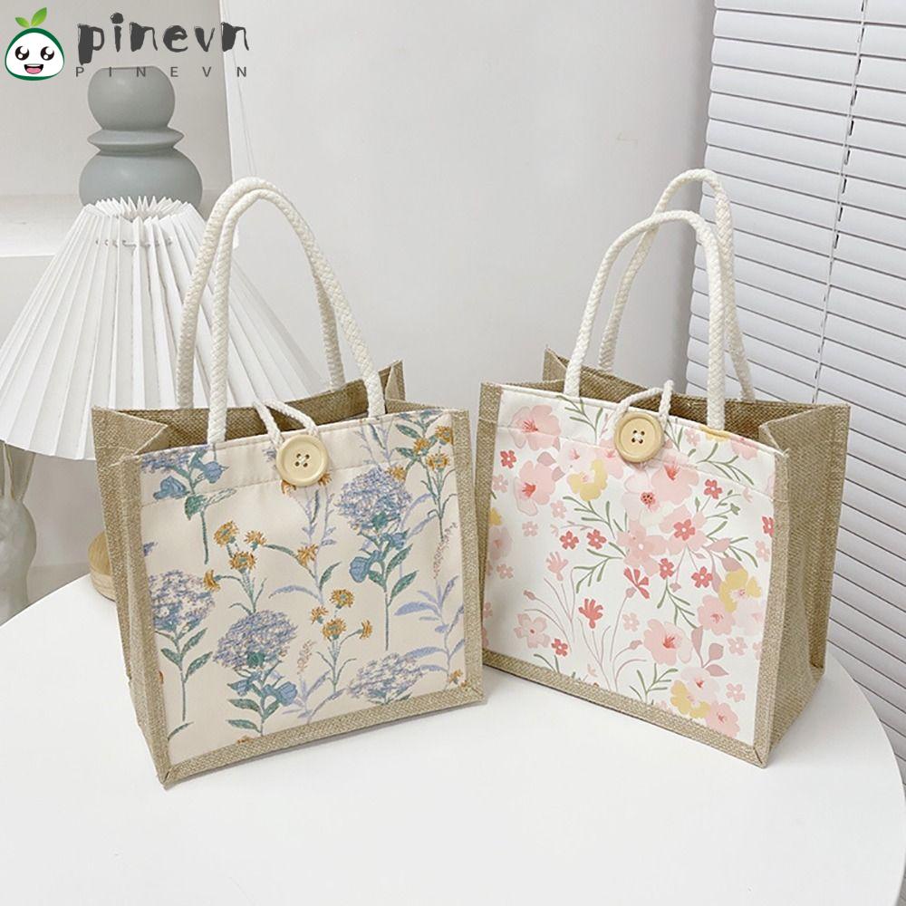 PINEVN Túi Xách Tay Bằng Vải Thời Trang Dành Cho Gia Đình