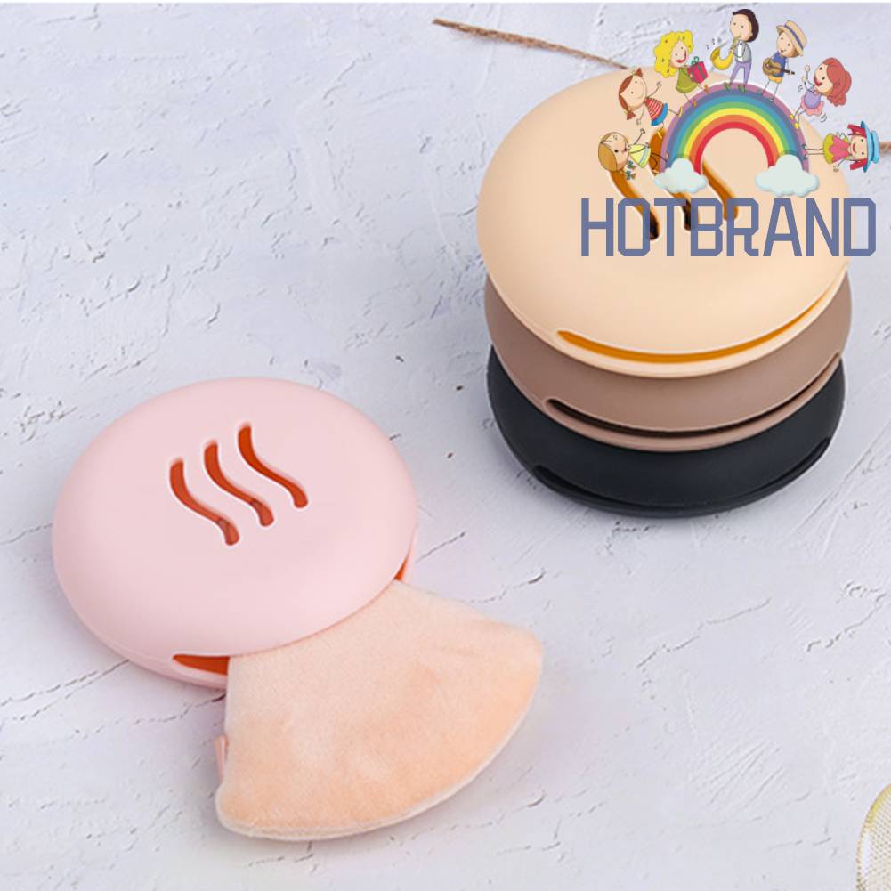 Giá Đỡ Mút Trang Điểm Bằng Silicone Hai Mặt Hình Tròn Tiện Lợi