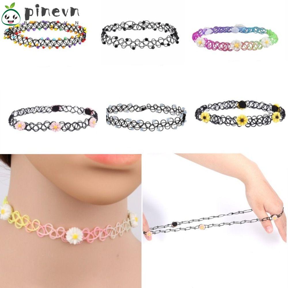 PINEVN Vòng Cổ Choker Co Dãn Nhiều Màu
