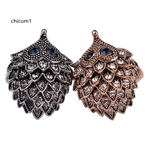 Nhẫn Hình Nhím Phong Cách Bohemian Cổ Điển Cho Nữ