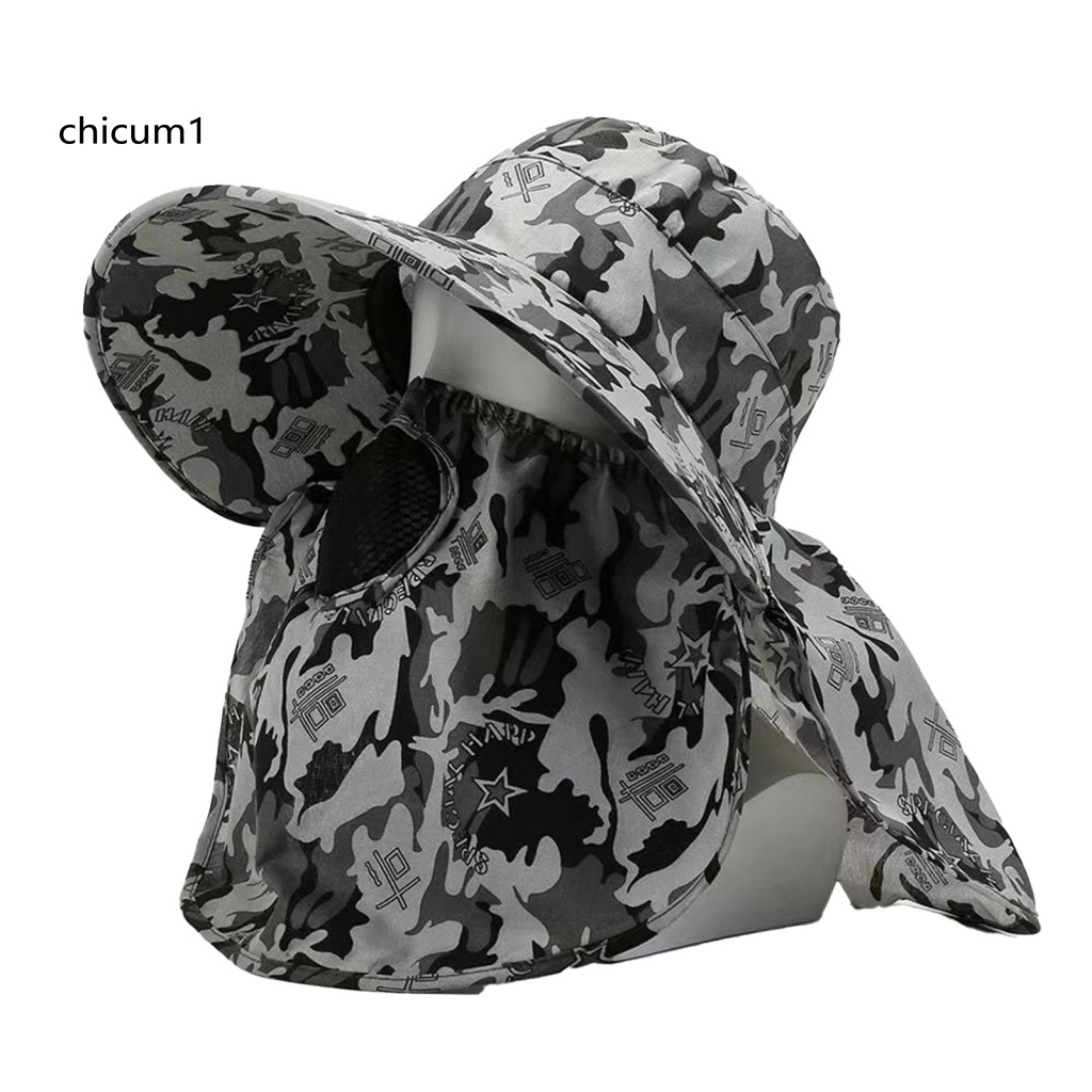 Mũ Rộng Vành Che Nắng Chống Tia UV Bảo Vệ Toàn Diện Cho Nam