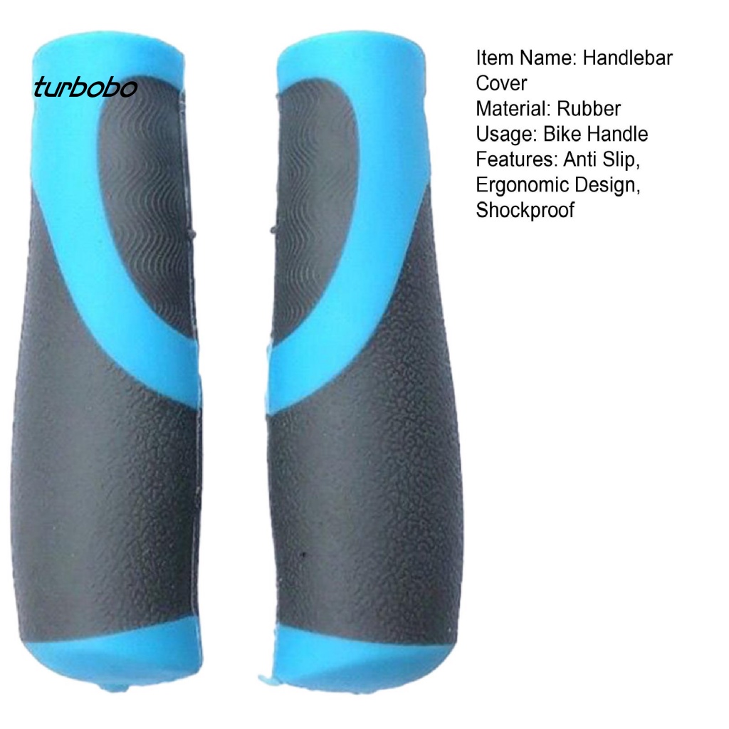 1 Cặp Vỏ Bọc Tay Lái Xe Đạp Trái / Phải Bằng Cao Su Chống Trượt Tiện Dụng