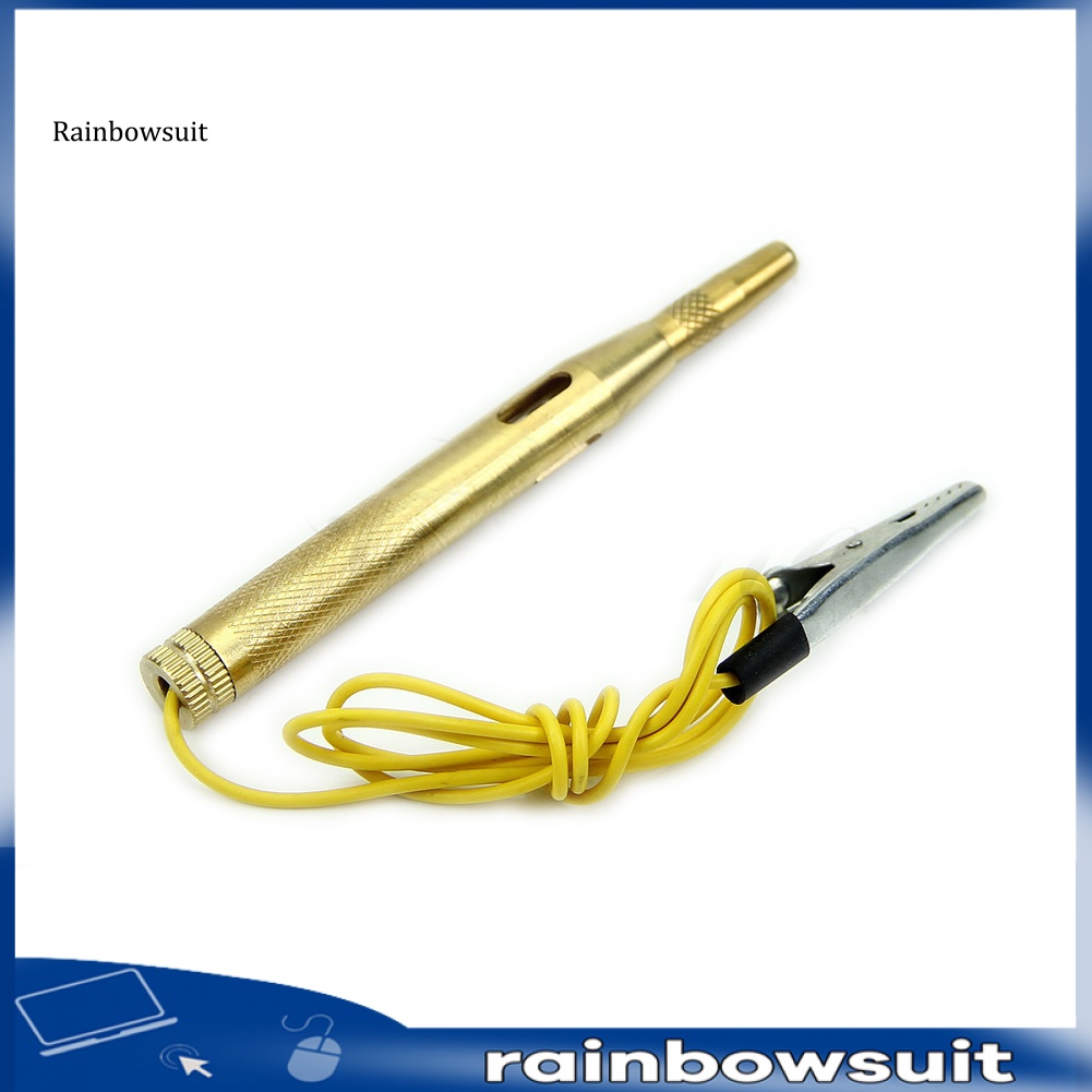 Bút Thử Điện DC 6V-24V Bằng Đồng Chuyên Dụng Cho Xe Hơi Xe Tải