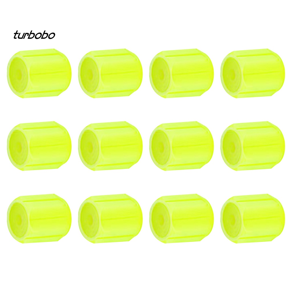 Bộ 12 Vỏ Bọc Van Bánh Xe Dạ Quang Chống Bụi Trang Trí Cho Xe Hơi