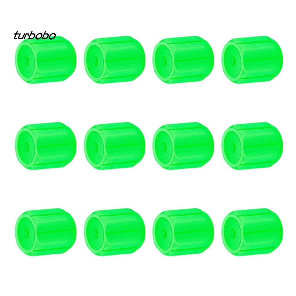 Bộ 12 Vỏ Bọc Van Bánh Xe Dạ Quang Chống Bụi Trang Trí Cho Xe Hơi