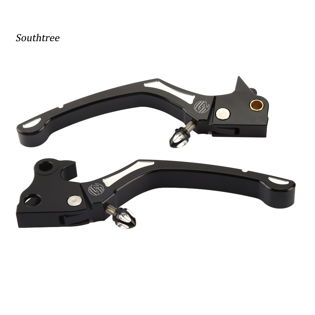 Bộ 2 Cần Gạt Ly Hợp Điều Chỉnh Được Cài Đặt Dễ Dàng Bằng Nhôm Cho XL Sportster 2004-2013