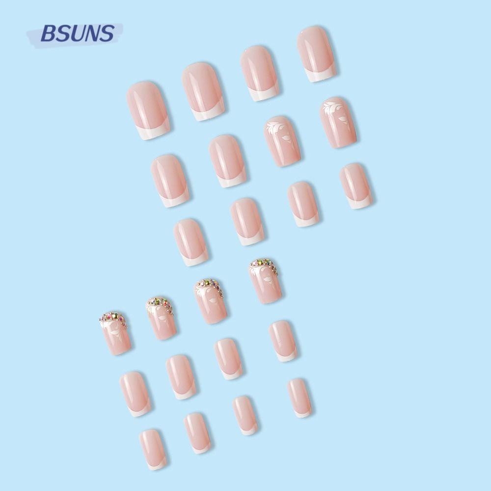 BSUNS Bộ Móng Tay Giả Có Thể Tháo Rời