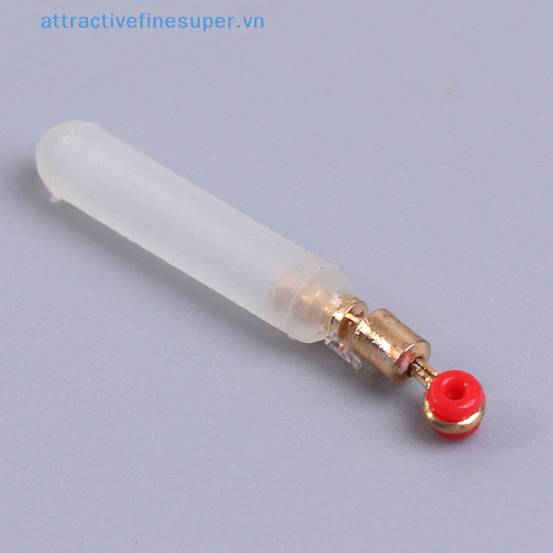 Afs Bộ 10 Phao Nổi Câu Cá Đầu Đồng Bằng Silicone Chống Thắt Nút