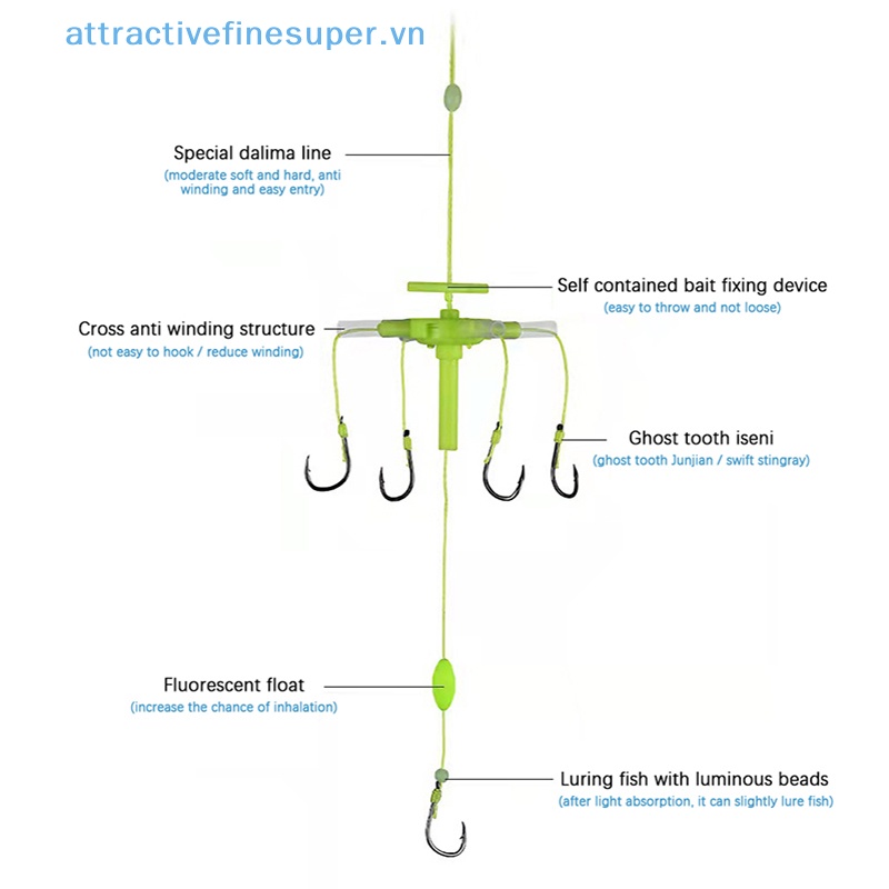Afs Bộ Móc Câu Cá Bằng Thép Carbon Chất Lượng Cao Chống Nhăn
