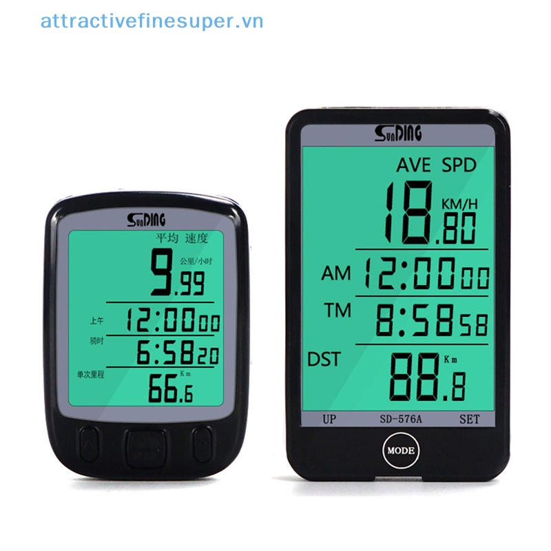 Đồng Hồ Đo Tốc Độ Không Dây Chống Mưa AFS Cho Xe Đạp