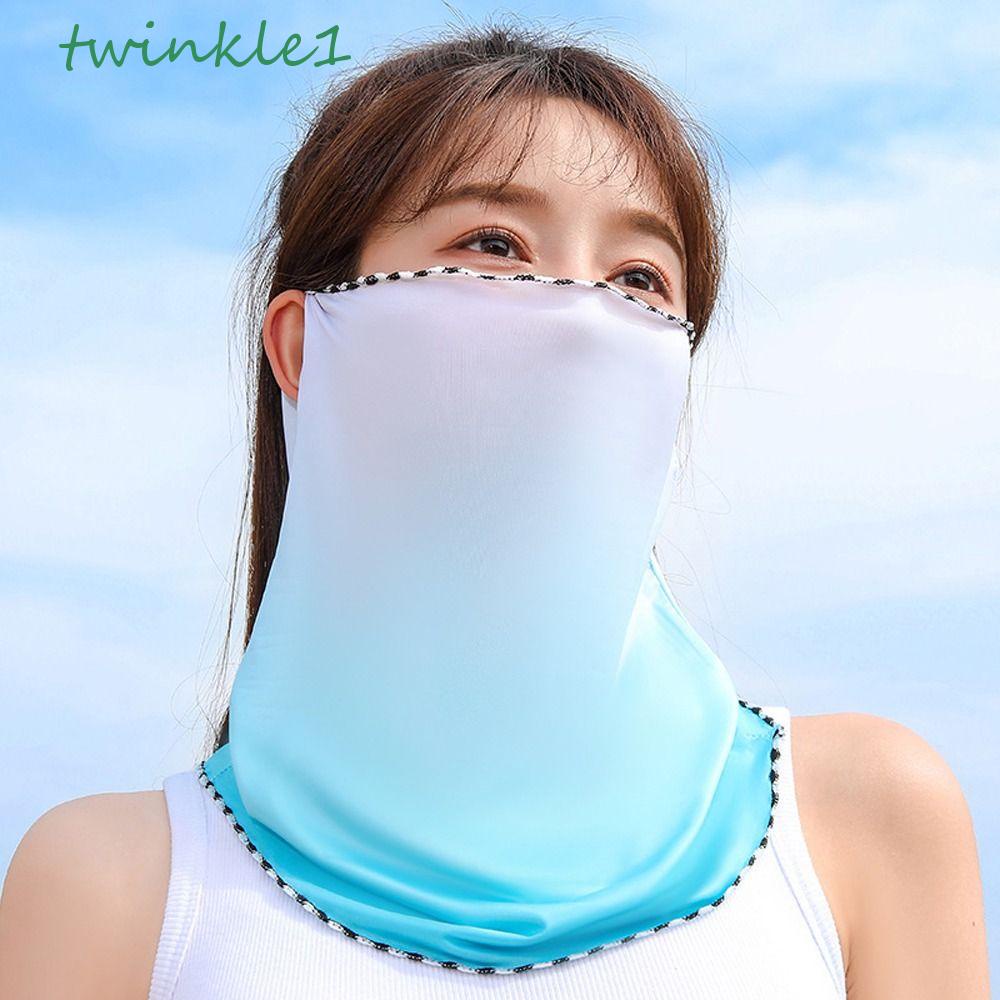 TWINKLE Khẩu Trang Che Mặt Chống Tia UV Màu Sắc Ngọt Ngào Tiện Dụng