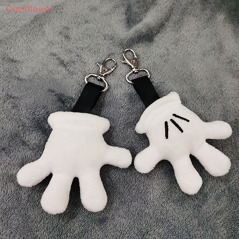 Móc Khóa Búp Bê Hoạt Hình Nhồi Bông Màu Trắng Đáng Yêu