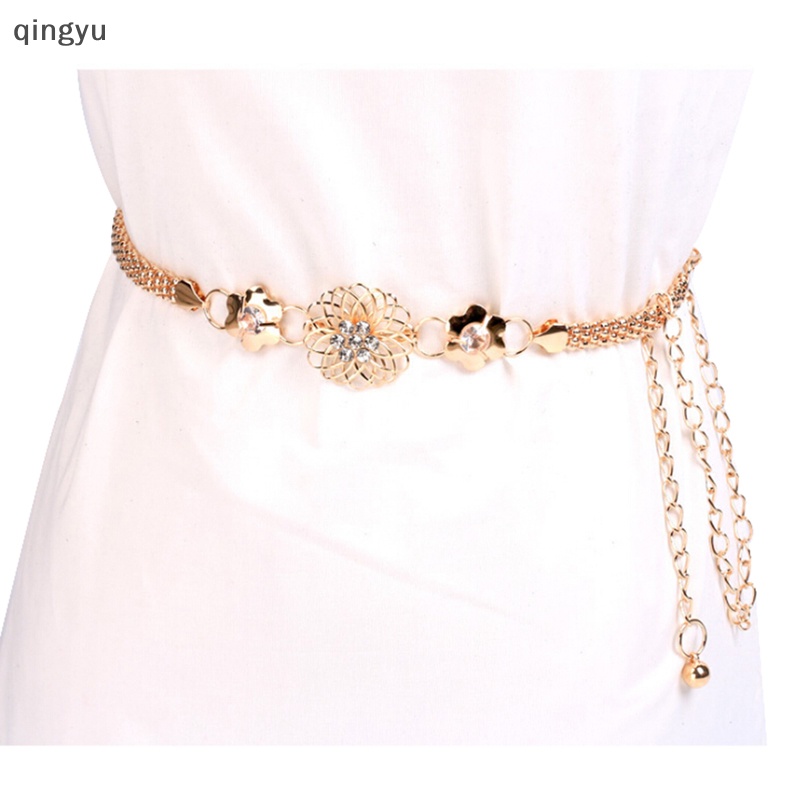 Thắt Lưng Dây Xích Kim Loại Thanh Lịch Thời Trang Mới