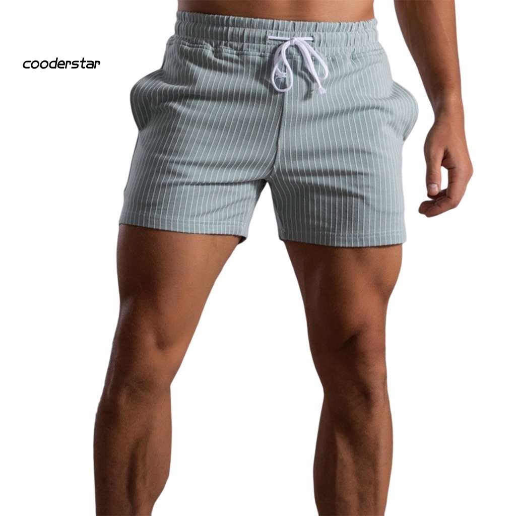 Quần Short Lưng Thun Dây Rút Co Giãn Phối Túi Phong Cách Thể Thao Thời Trang Mùa Hè Cho Nam