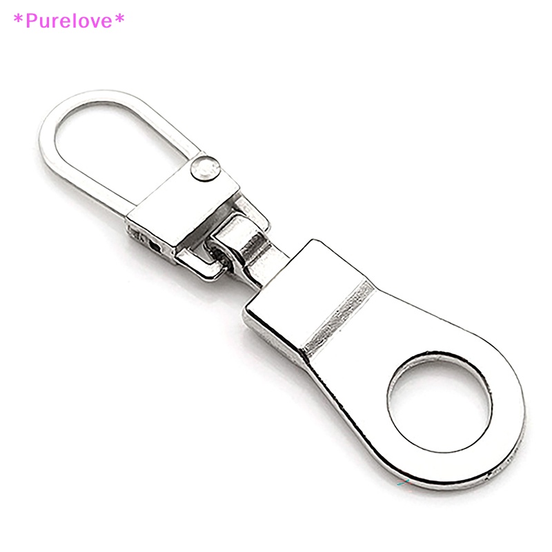 Set 5 Đầu Khóa Kéo Thay Thế Bằng Kim Loại Dành Cho Ba Lô / Ví Có Thể Tháo Rời Mới