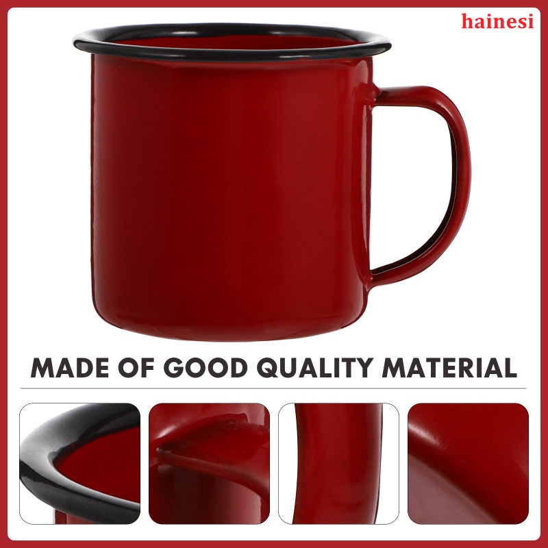 Cốc Uống Nước Cappuccino Tráng Men Tùy Chỉnh Kích Thước Lớn hainesi.vn