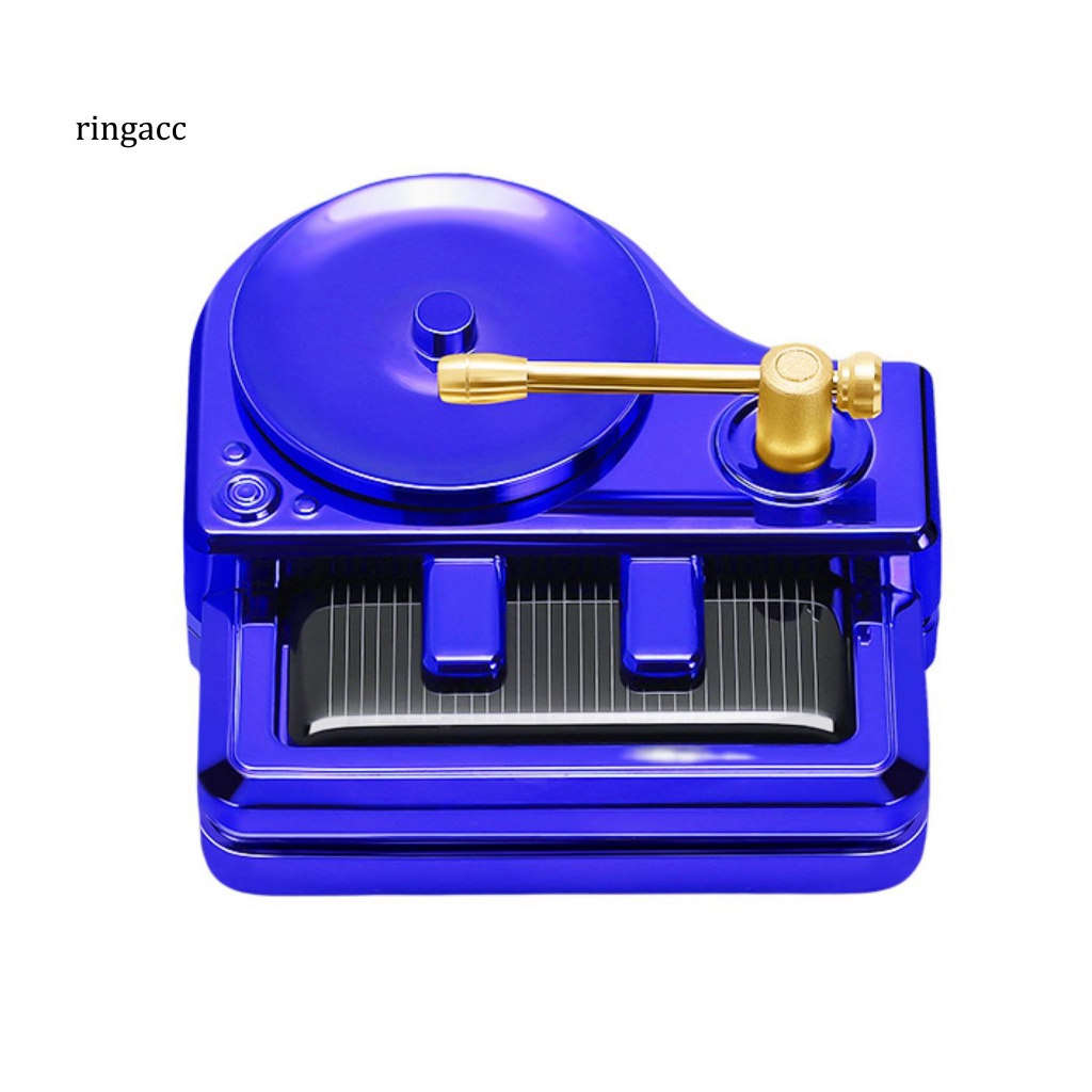 1 Bộ Khuếch Tán Hương Thơm Xe Hơi Hình Đàn Piano Xoay Được Sử Dụng Năng Lượng Mặt Trời