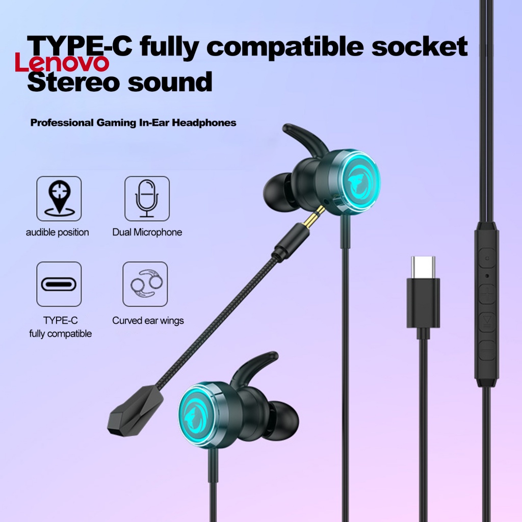 Tai Nghe Nhét Tai Cổng Type-C Có Micro Và Đèn RGB Họa Tiết Hoa Hướng Dương Dùng Để Chơi Game