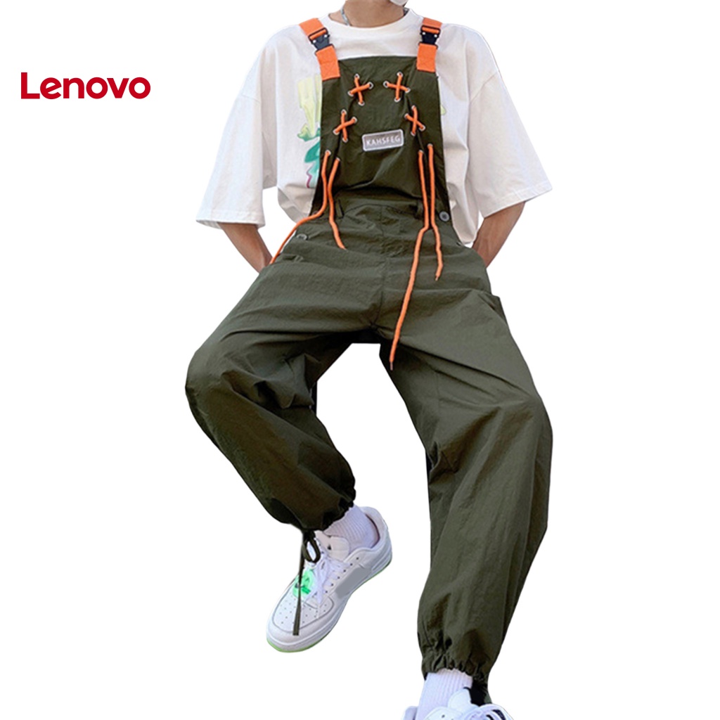 Quần Yếm Dáng Rộng Không Tay Màu Sắc Đơn Giản Cho Nam