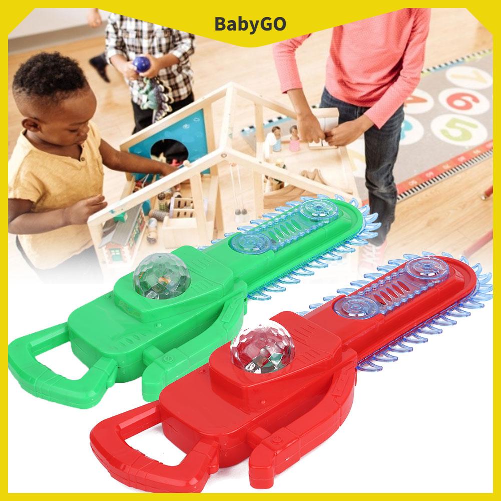 ● BabyGo Đồ chơi máy cưa xích điện Mô phỏng cao Giả vờ có âm thanh nhẹ