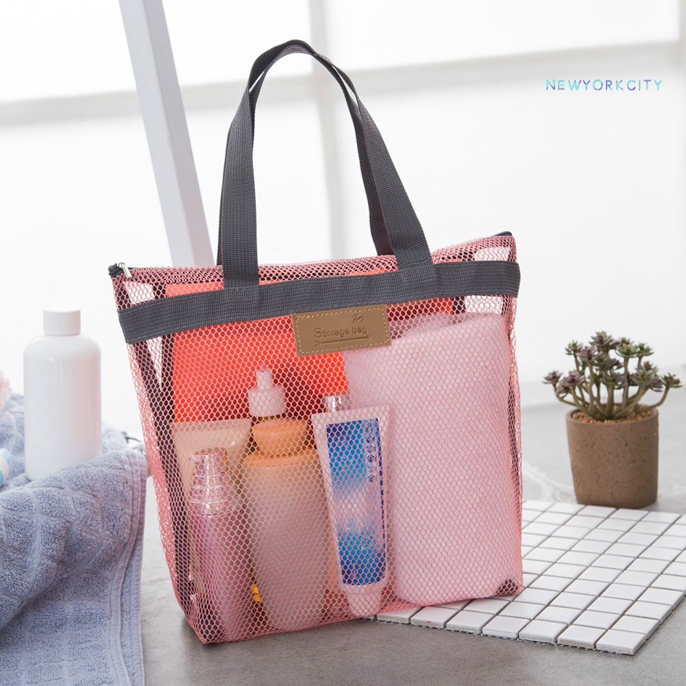 Túi Lưới Đựng Bánh Mì Có Khóa Kéo Chống Trầy Tiện Dụng