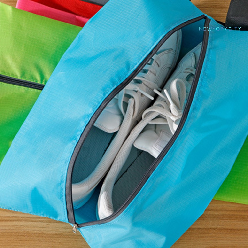 Túi Đựng Giày Cỡ Lớn Có Tay Cầm Và Khóa Kéo Thoáng Khí Tiện Dụng