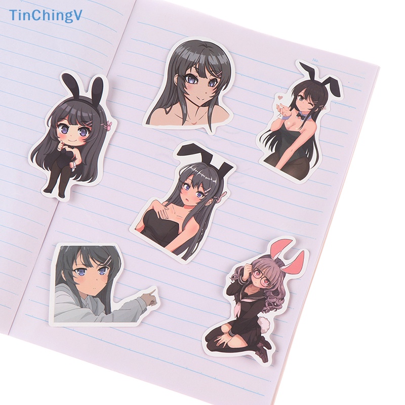 Bộ 50 Miếng Dán Chống Thấm Nước Họa Tiết Hoạt Hình Graffiti Dùng Trang Trí Laptop / Ván Trượt / Vali