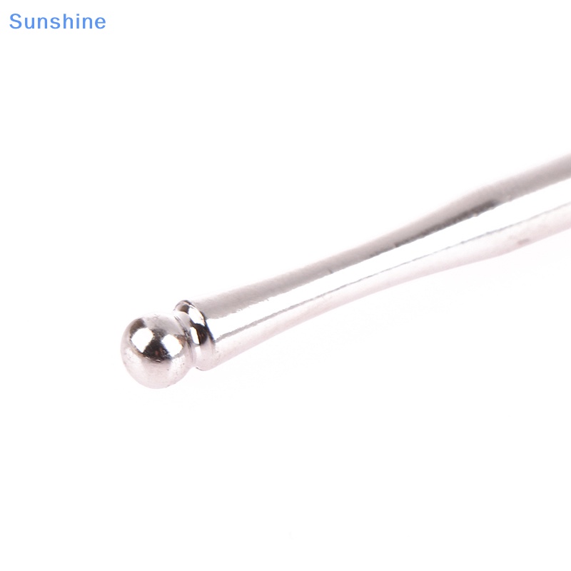 Que Hai Đầu Loại Bỏ Bụi Bẩn Chăm Sóc Móng Bằng Thép Không Gỉ