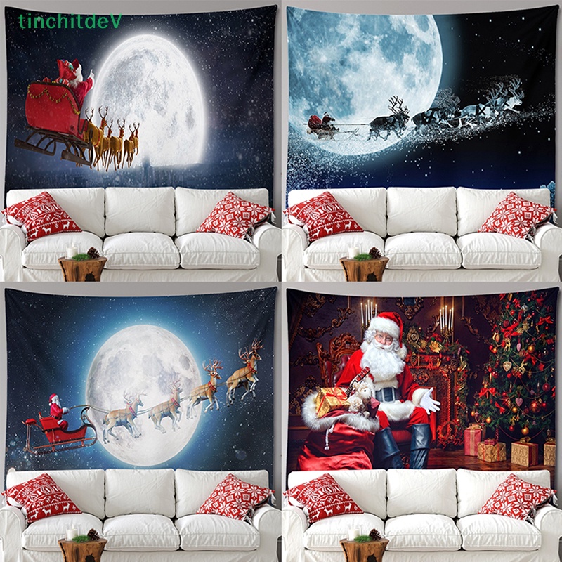 Thảm Treo Tường Trang Trí Chủ Đề Giáng Sinh 100 * 75CM