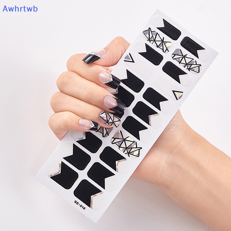 Miếng Dán Móng Tay Đính Kim Cương Giả Màu Xanh Dương Thời Trang Diy Mới