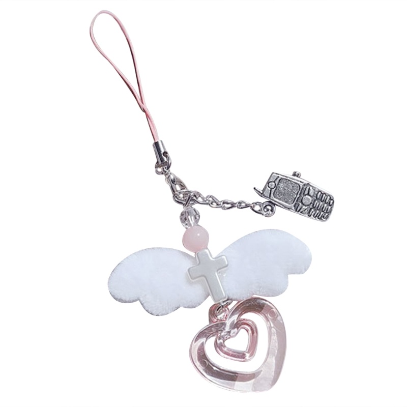 Hik Dây Đeo Điện Thoại Hình Ngôi Sao Năm Cánh Đính Hạt Phối Tua Rua Dễ Thương