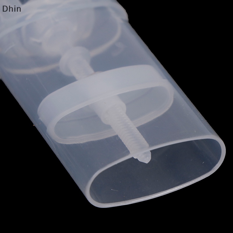 [Dhin] 15ml DIY Clear Empty Oval Flat Tubes Deodorant Lip Balm Containers Empty Bottle COD