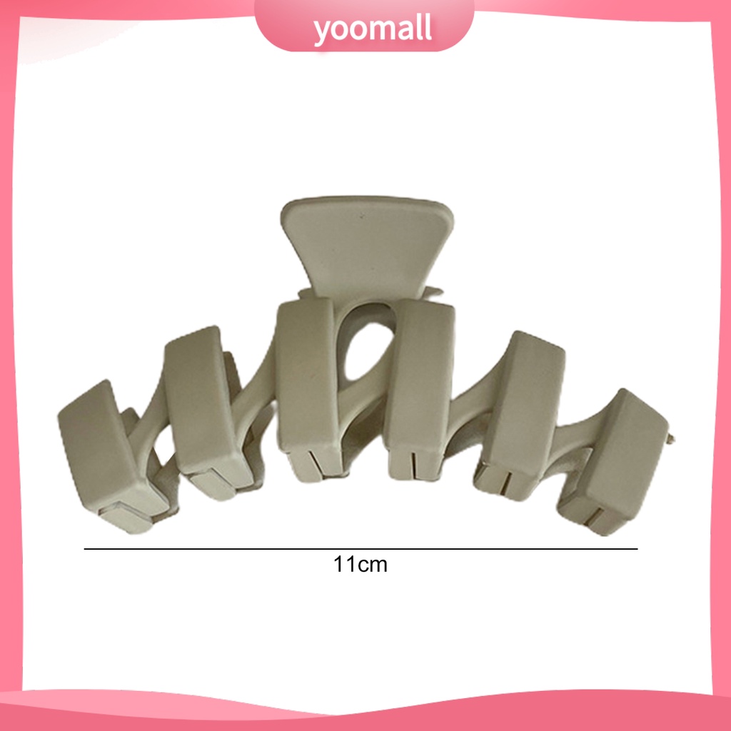 Kẹp Tóc Đuôi Ngựa Bằng Nhựa Màu Sắc Đơn Giản