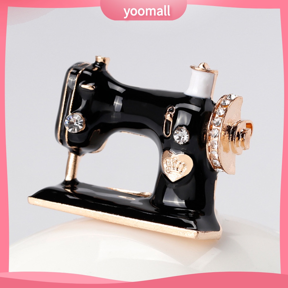 Ghim Cài Áo Hình Máy May Tinh Tế Thời Trang Cho Nữ