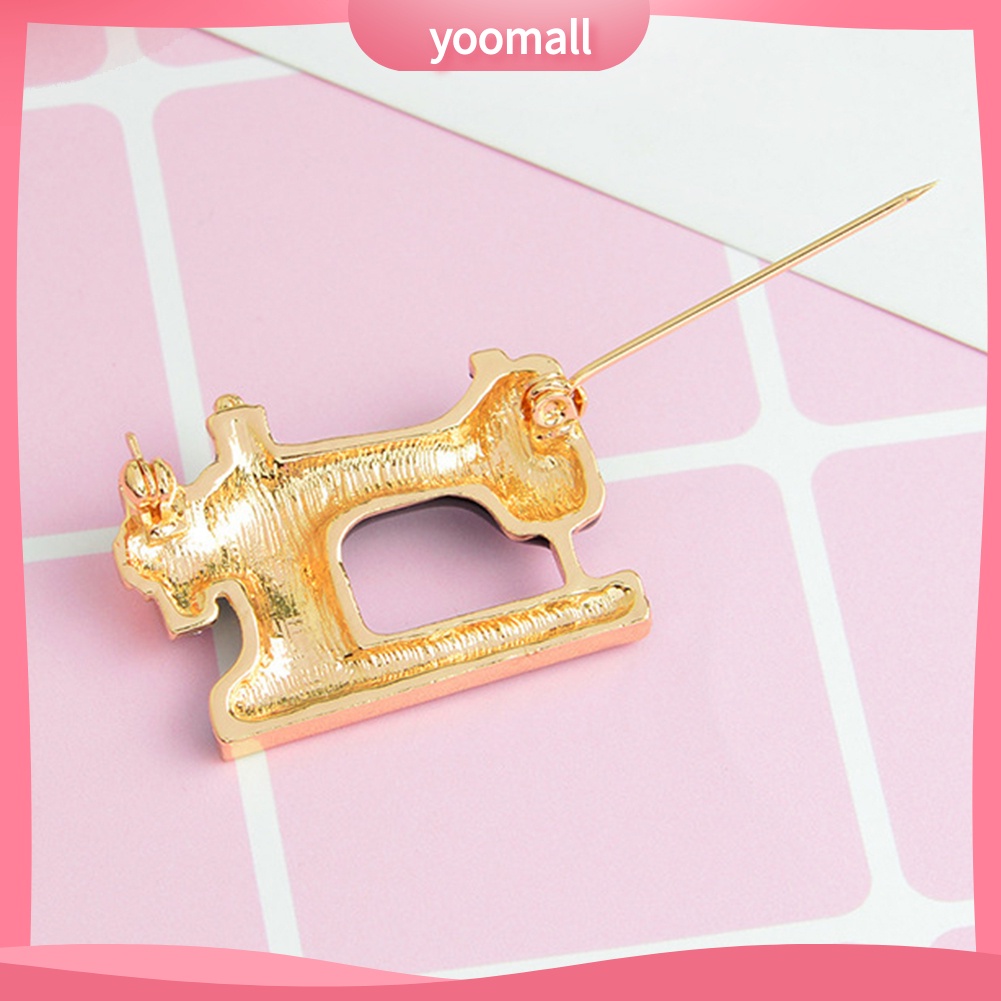 Ghim Cài Áo Hình Máy May Tinh Tế Thời Trang Cho Nữ