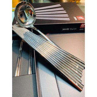 Sét 5 đôi đũa INOX SUS 304 (hộp đen)